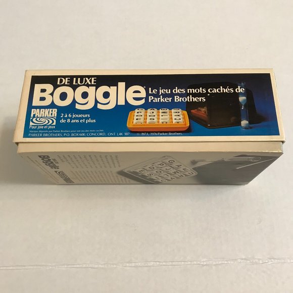 Parker Brothers Deluxe Boggle Hidden Word Game with Self-scrambling Shaker - Picture 5 of 11